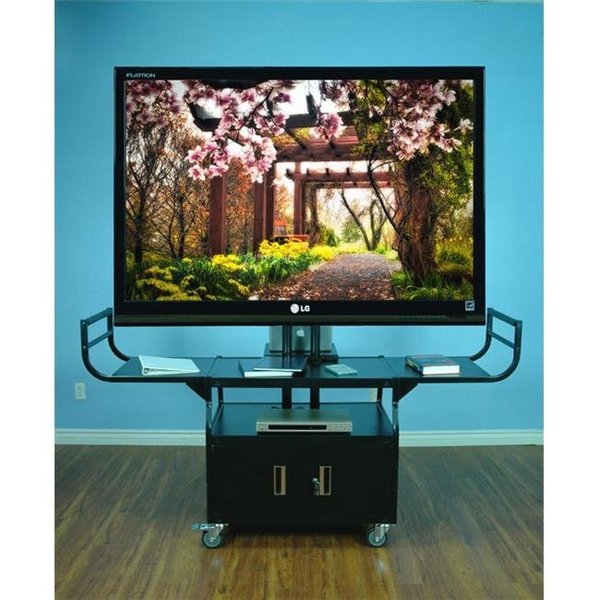 Vti Manufacturing VTI Manufacturing 10400 80 in. Large Flat Panel LCD TV Cabinet Cart Monitor 10400